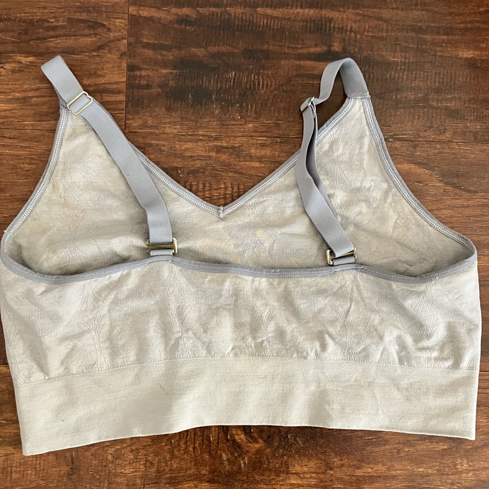 Gray Branwyn Busty Wool Bra - Picture 2 of 3